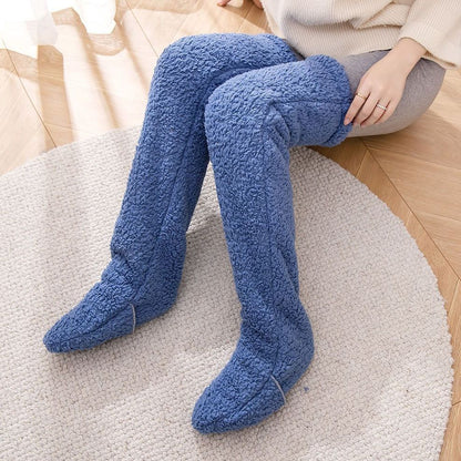 SnugLeg Over Knee Fuzzy Socks