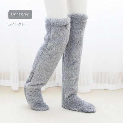 SnugLeg Over Knee Fuzzy Socks